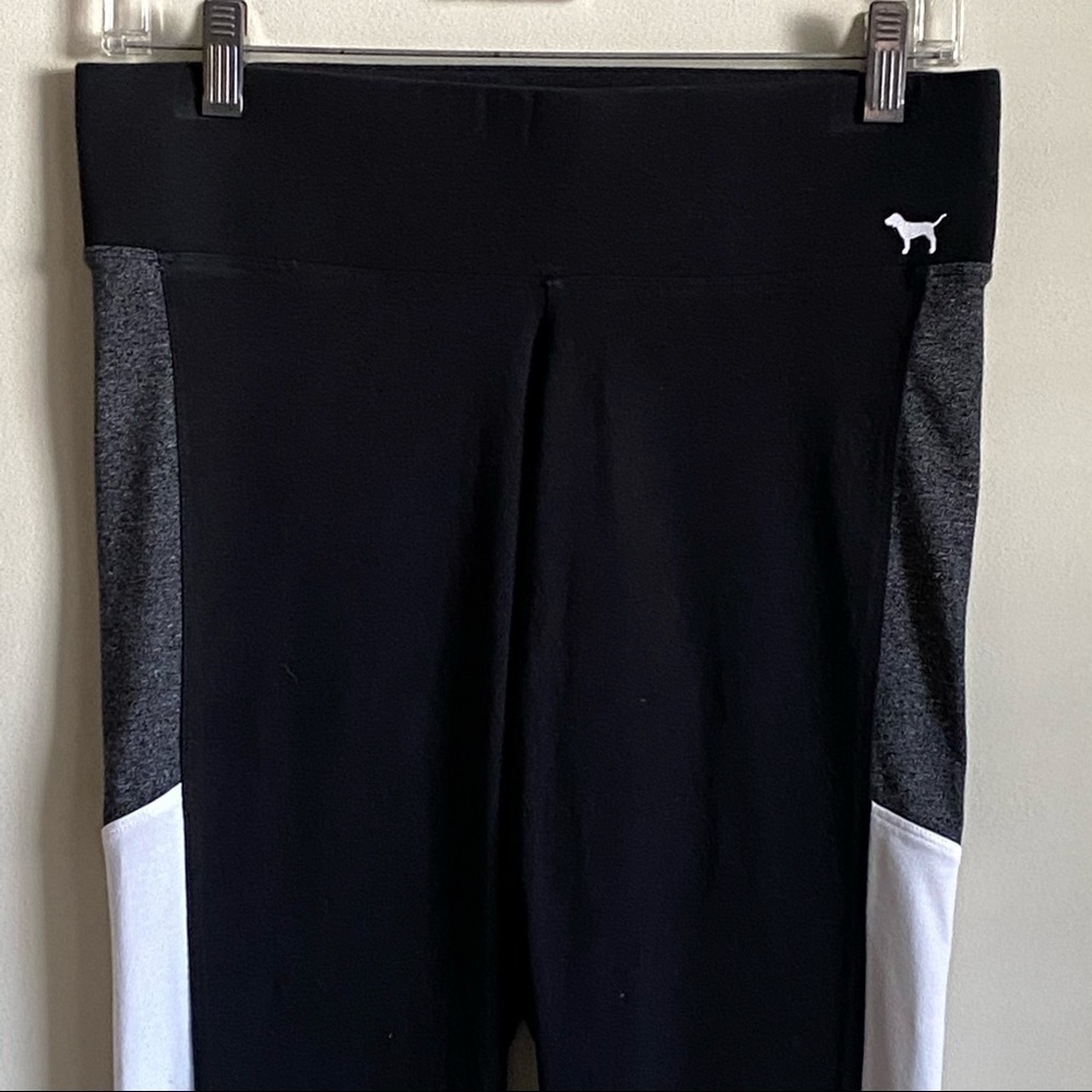 Pink Victoria’s Secret Yoga Leggings Black Size M - Picture 7 of 9